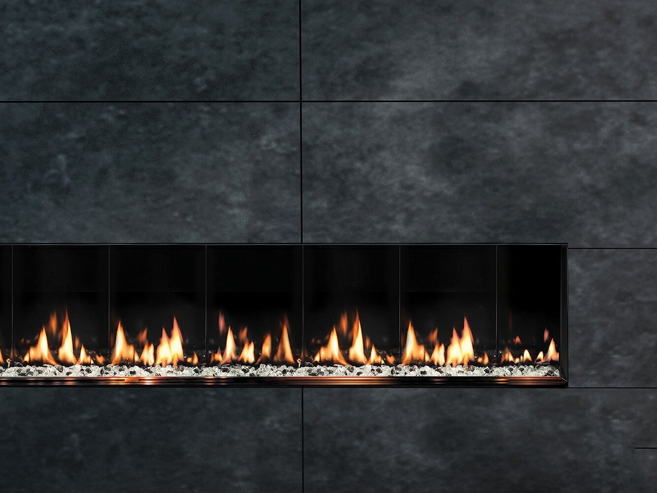 Slim-Line Built-In Fireplace
