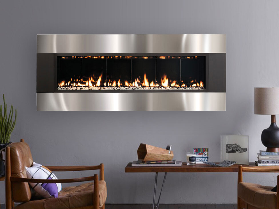Solas Forty Wall Mounted Direct Vent Fireplace Combo